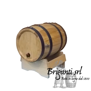 Botte di legno per mescita vino in bag in box