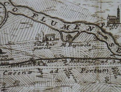 Mappa del mulino Briganti di Bagnarola di Cesenatico