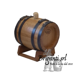 Botte in legno da 3 litri per grappa e liquori