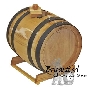 Botte per aceto da 20 litri, botte in legno per aceto balsamico tradizionale