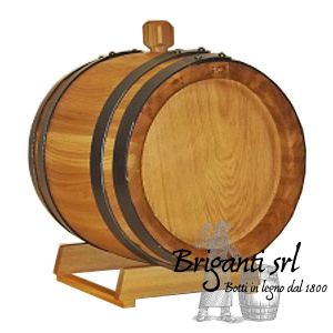 Botte in legno per grappa, vino e distillati da 20 litri