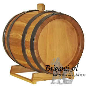 Botte in legno per grappa, vino e distillati da 30 litri