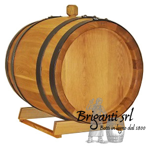 Botte in legno per grappa, vino e distillati da 50 litri